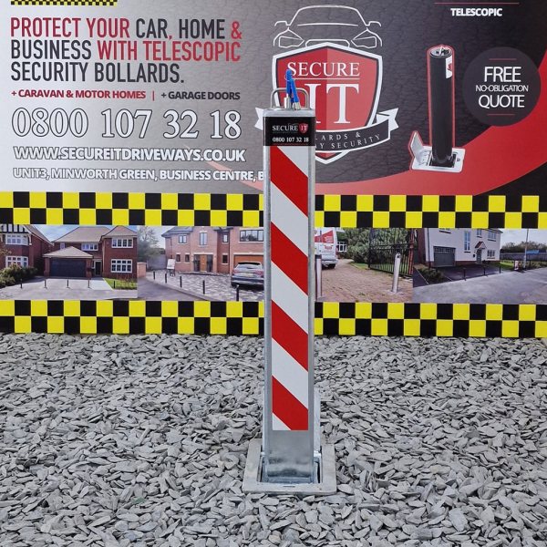 SQ8 SQUARE TELESCOPIC BOLLARD